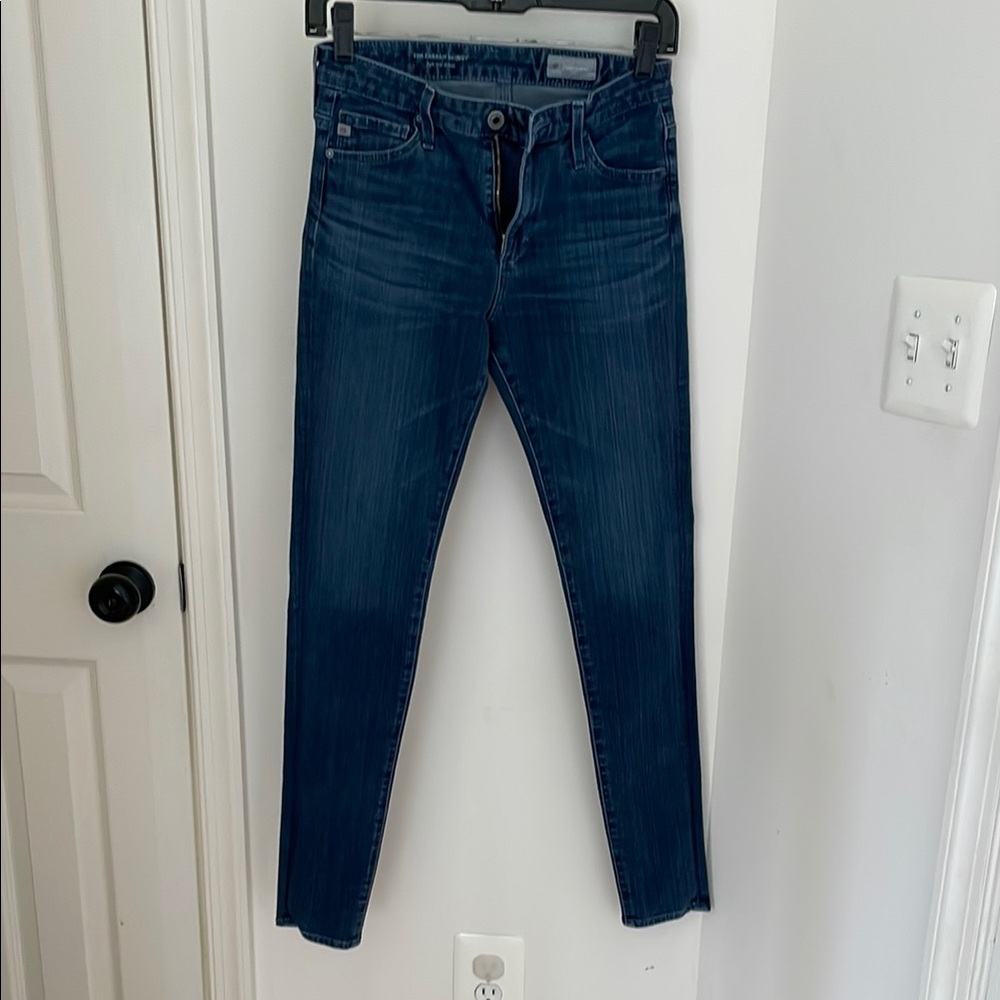 Ag Adriano Goldschmied Blue Skinny Jeans